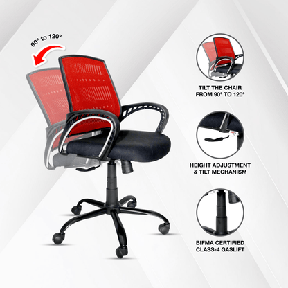 OOLIVE COSMO OC50 Ergonomic Midback Office Chair